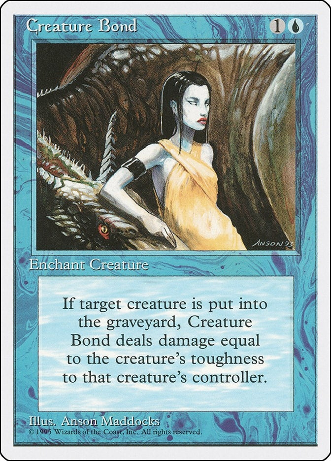 Image for Creature Bond (Fourth Edition) (4ED) - Magic: The Gathering