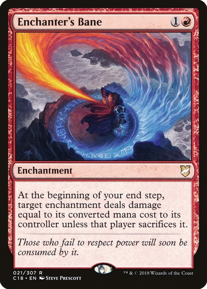 Image for Enchanter's Bane (21) (Commander 2018) (C18) - Magic: The Gathering