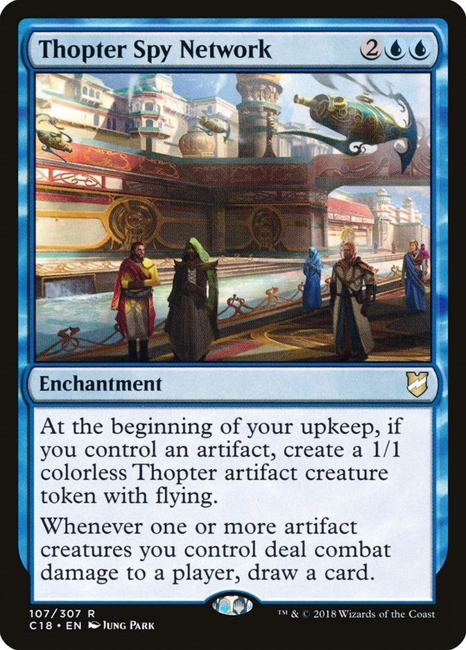 Image for Thopter Spy Network (107) (Commander 2018) (C18) - Magic: The Gathering