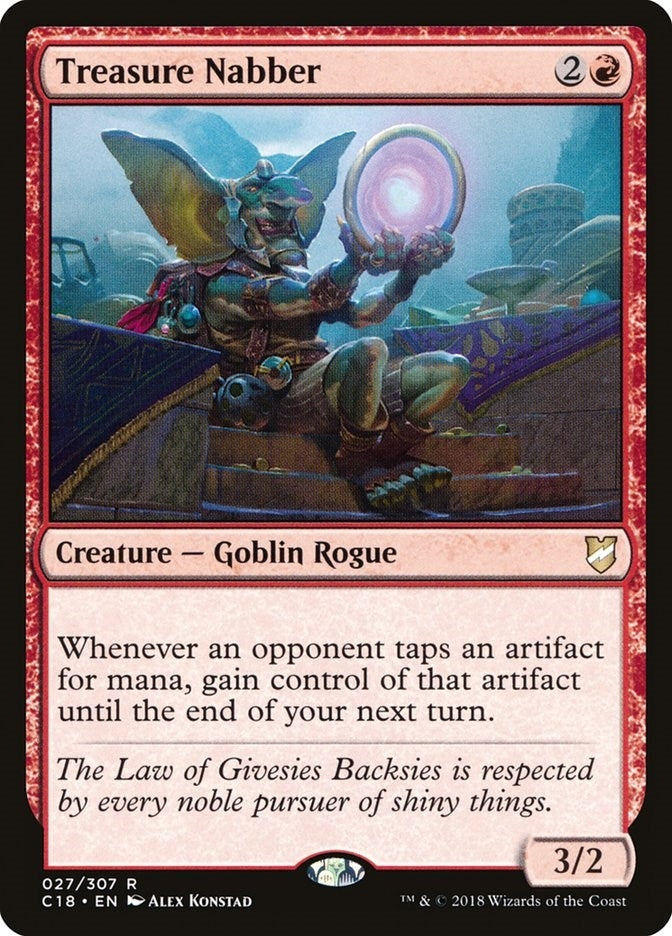 Image for Treasure Nabber (27) (Commander 2018) (C18) - Magic: The Gathering