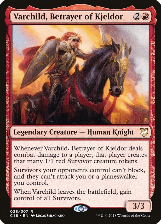 Image for Varchild, Betrayer of Kjeldor (28) (Commander 2018) (C18) - Magic: The Gathering