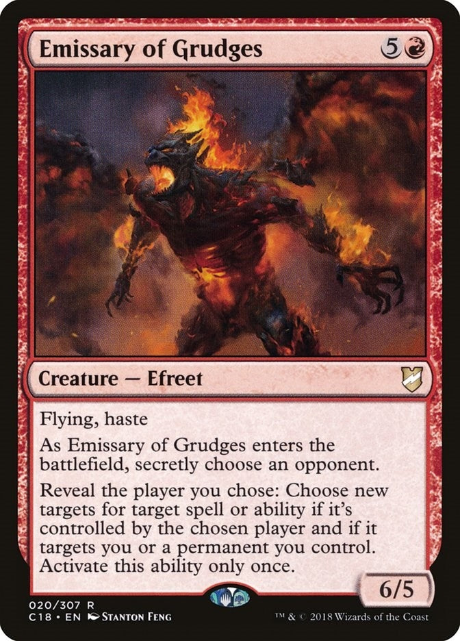 Image for Emissary of Grudges (20) (Commander 2018) (C18) - Magic: The Gathering