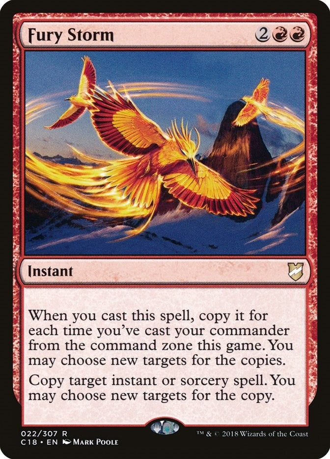 Image for Fury Storm (22) (Commander 2018) (C18) - Magic: The Gathering