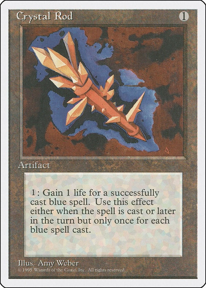 Image for Crystal Rod (Fourth Edition) (4ED) - Magic: The Gathering