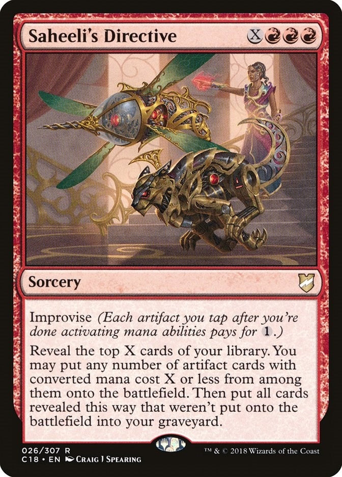 Image for Saheeli's Directive (26) (Commander 2018) (C18) - Magic: The Gathering