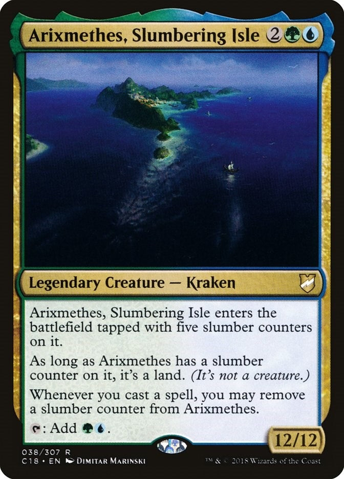 Image for Arixmethes, Slumbering Isle (38) (Commander 2018) (C18) - Magic: The Gathering