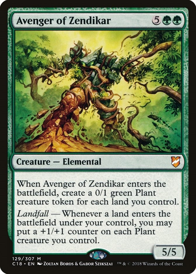 Image for Avenger of Zendikar (129) (Commander 2018) (C18) - Magic: The Gathering