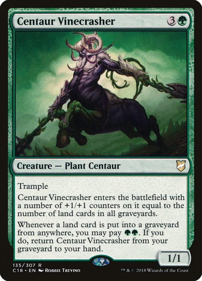 Image for Centaur Vinecrasher (135) (Commander 2018) (C18) - Magic: The Gathering