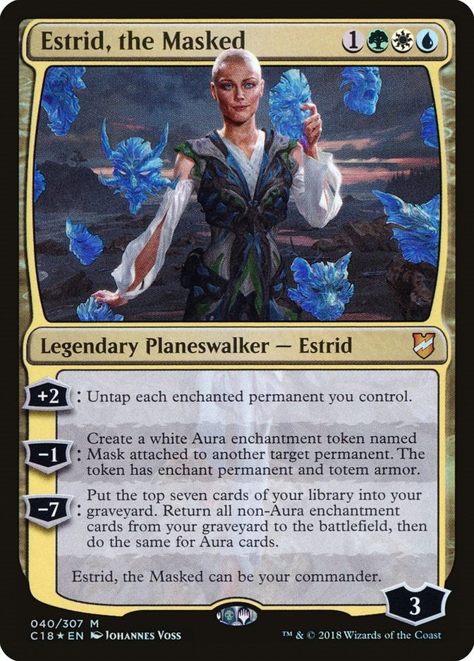 Image for Estrid, the Masked (40) (Commander 2018) (C18) - Magic: The Gathering