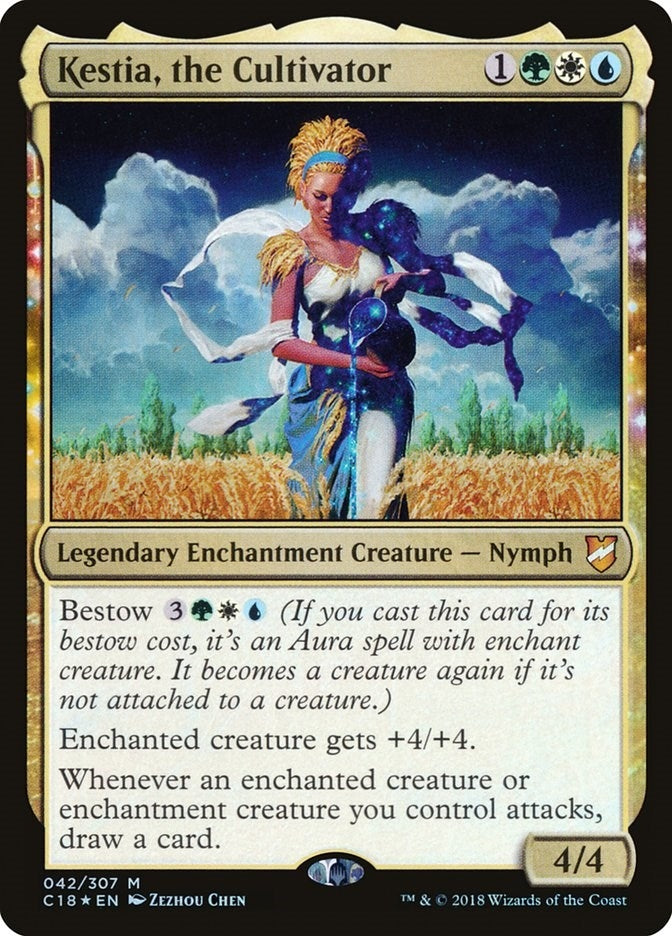 Image for Kestia, the Cultivator (42) (Commander 2018) (C18) - Magic: The Gathering