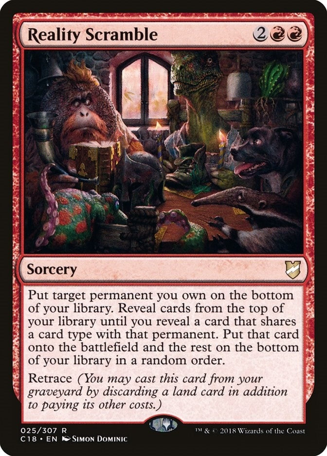 Image for Reality Scramble (25) (Commander 2018) (C18) - Magic: The Gathering
