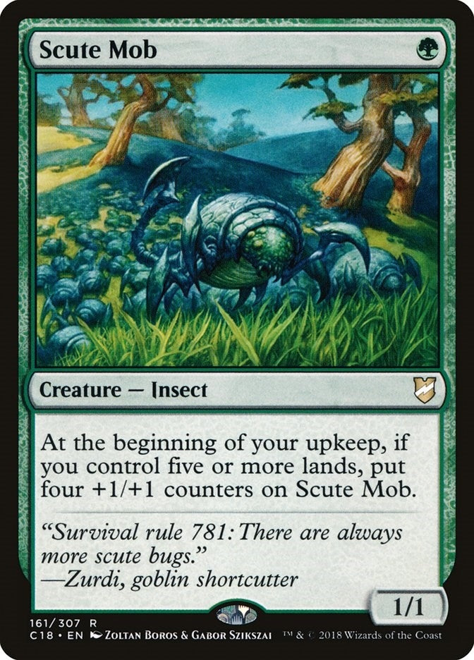 Image for Scute Mob (161) (Commander 2018) (C18) - Magic: The Gathering
