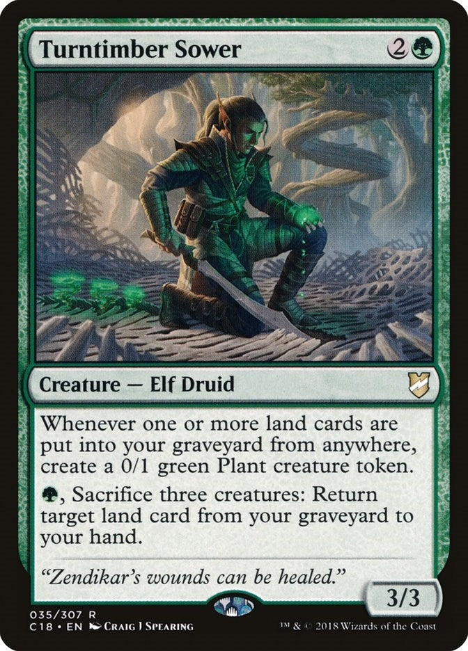 Image for Turntimber Sower (35) (Commander 2018) (C18) - Magic: The Gathering
