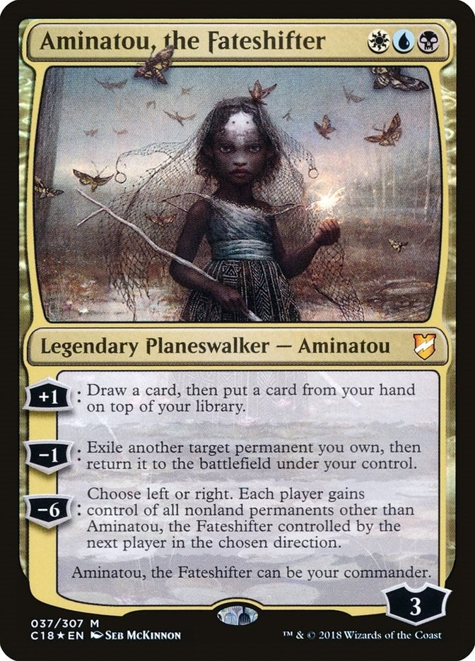 Image for Aminatou, the Fateshifter (37) (Commander 2018) (C18) - Magic: The Gathering
