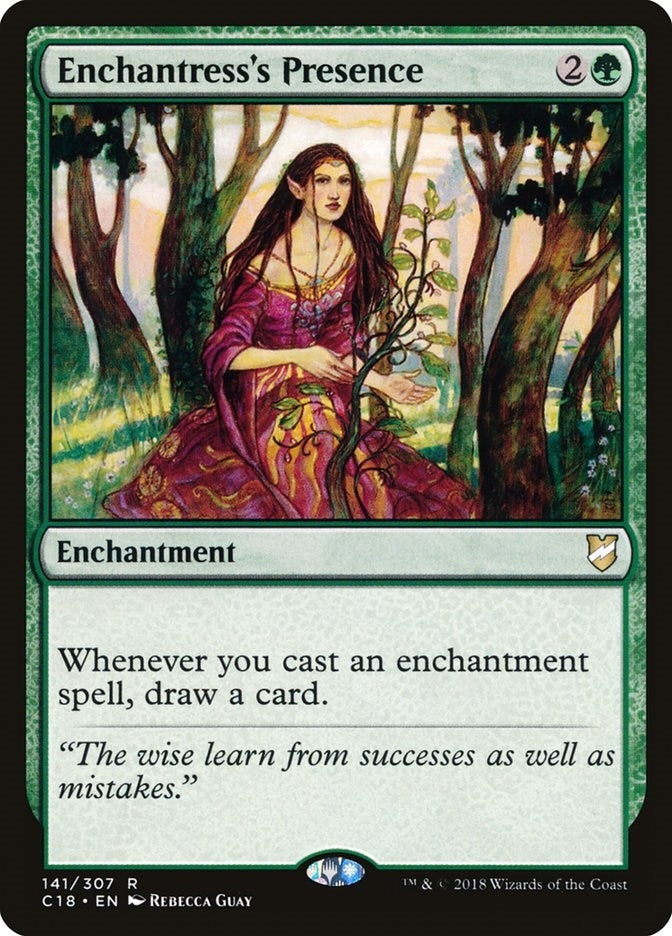 Image for Enchantress's Presence (141) (Commander 2018) (C18) - Magic: The Gathering