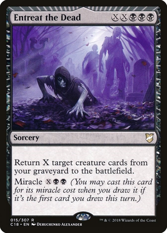 Image for Entreat the Dead (15) (Commander 2018) (C18) - Magic: The Gathering