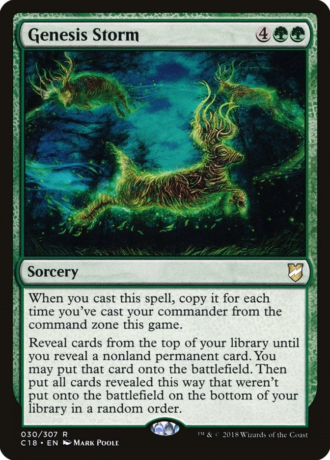 Image for Genesis Storm (30) (Commander 2018) (C18) - Magic: The Gathering