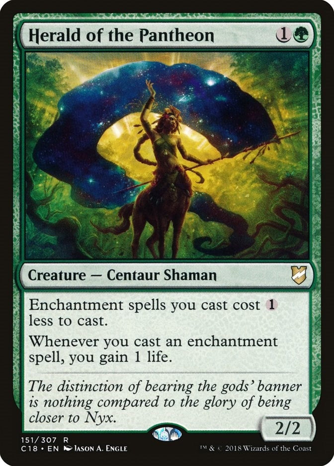 Image for Herald of the Pantheon (151) (Commander 2018) (C18) - Magic: The Gathering