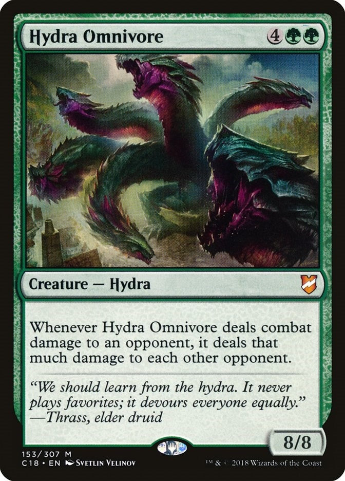 Image for Hydra Omnivore (153) (Commander 2018) (C18) - Magic: The Gathering