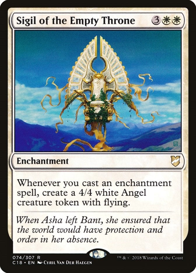 Image for Sigil of the Empty Throne (74) (Commander 2018) (C18) - Magic: The Gathering