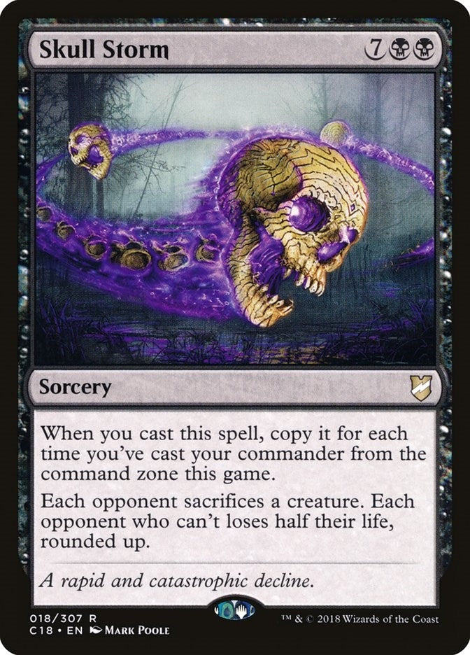 Image for Skull Storm (18) (Commander 2018) (C18) - Magic: The Gathering