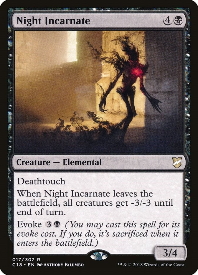 Image for Night Incarnate (17) (Commander 2018) (C18) - Magic: The Gathering