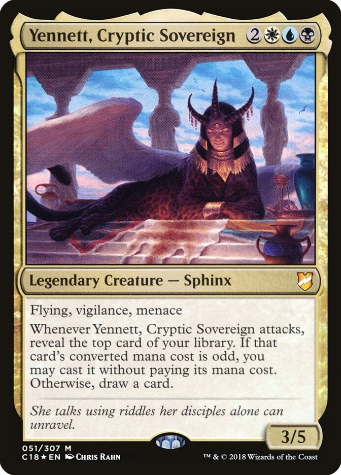Image for Yennett, Cryptic Sovereign (51) (Commander 2018) (C18) - Magic: The Gathering