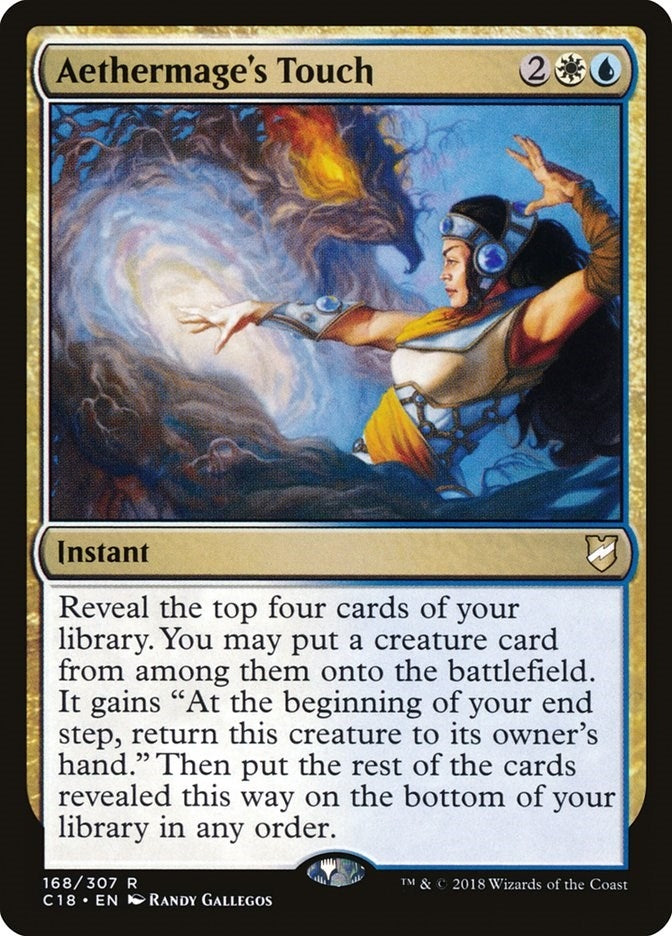Image for Aethermage's Touch (168) (Commander 2018) (C18) - Magic: The Gathering