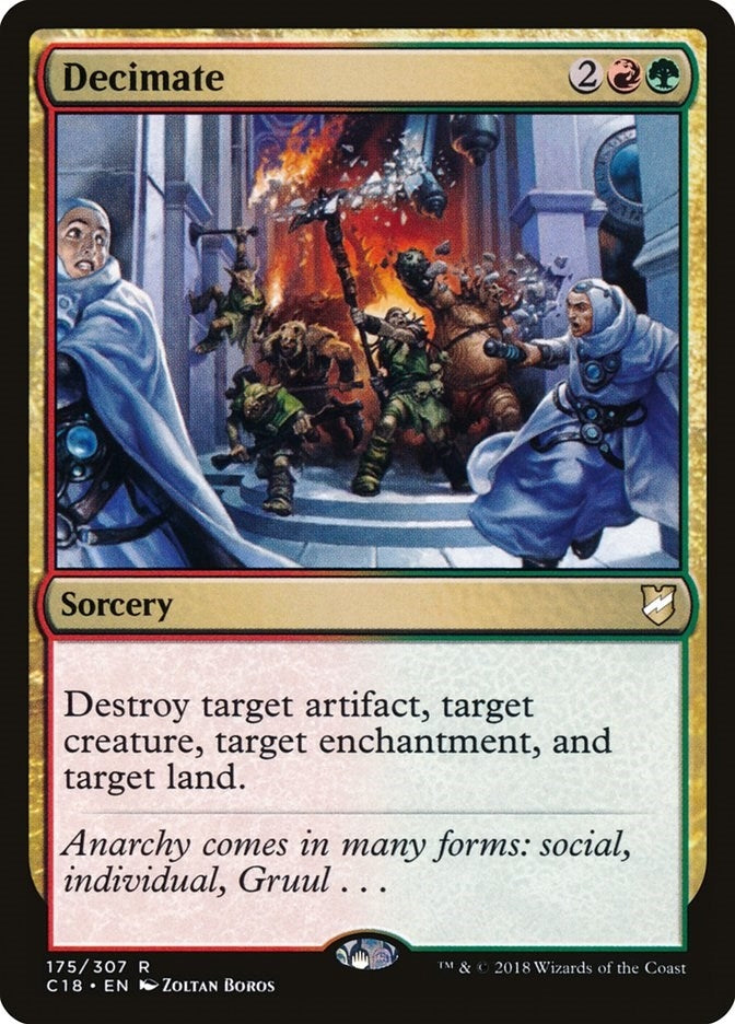 Image for Decimate (175) (Commander 2018) (C18) - Magic: The Gathering