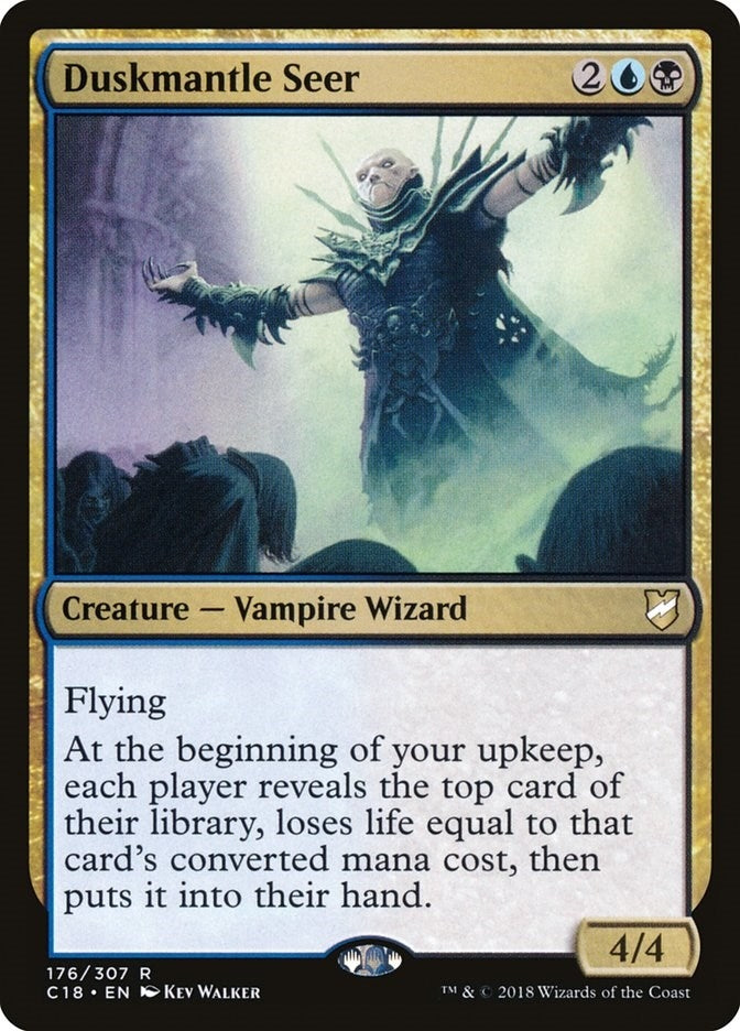 Image for Duskmantle Seer (176) (Commander 2018) (C18) - Magic: The Gathering