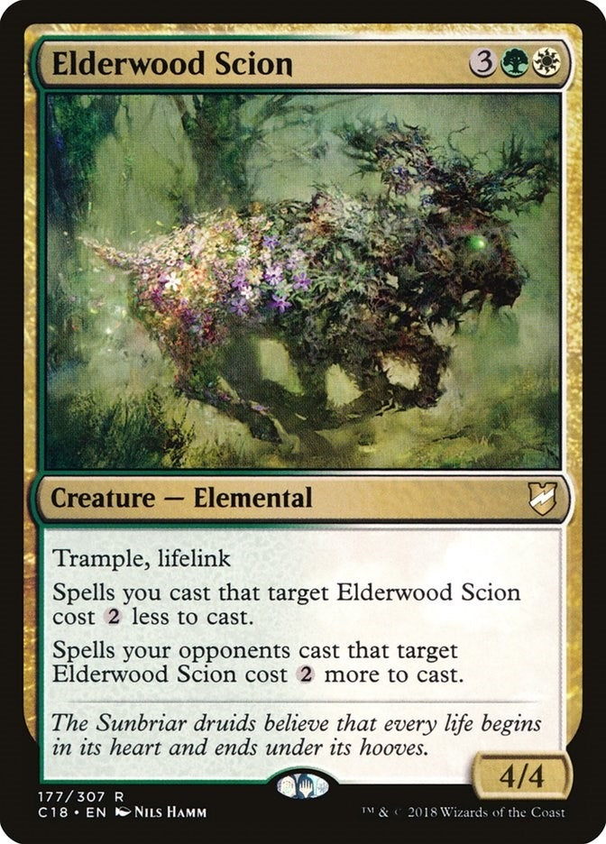 Image for Elderwood Scion (177) (Commander 2018) (C18) - Magic: The Gathering