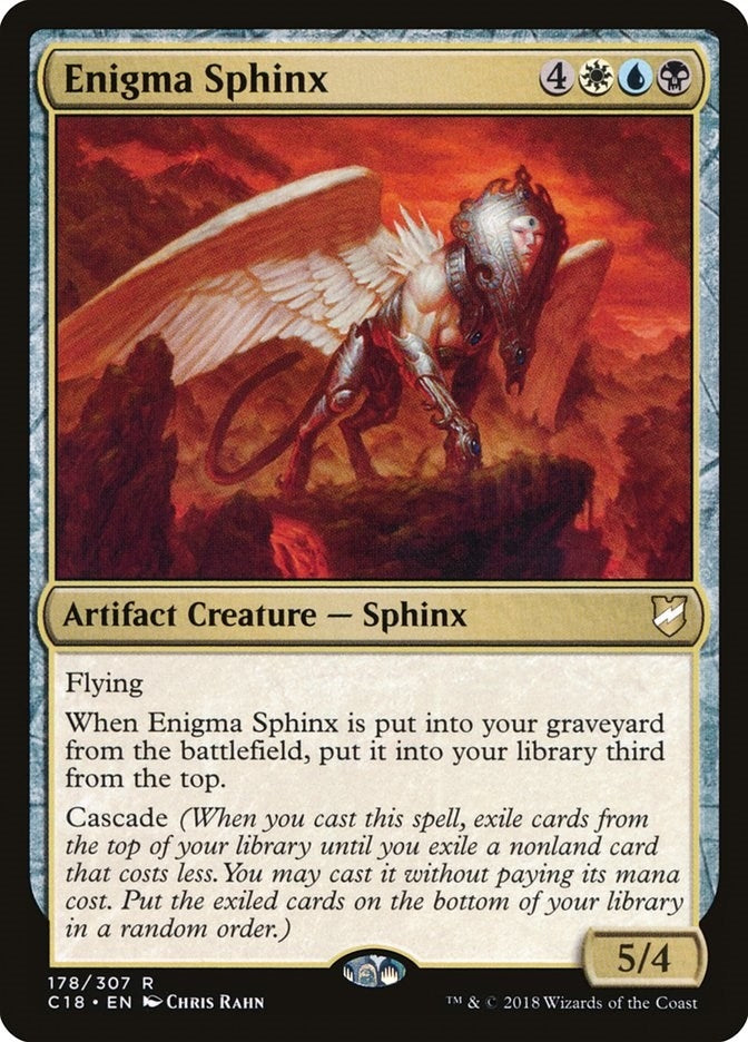 Image for Enigma Sphinx (178) (Commander 2018) (C18) - Magic: The Gathering