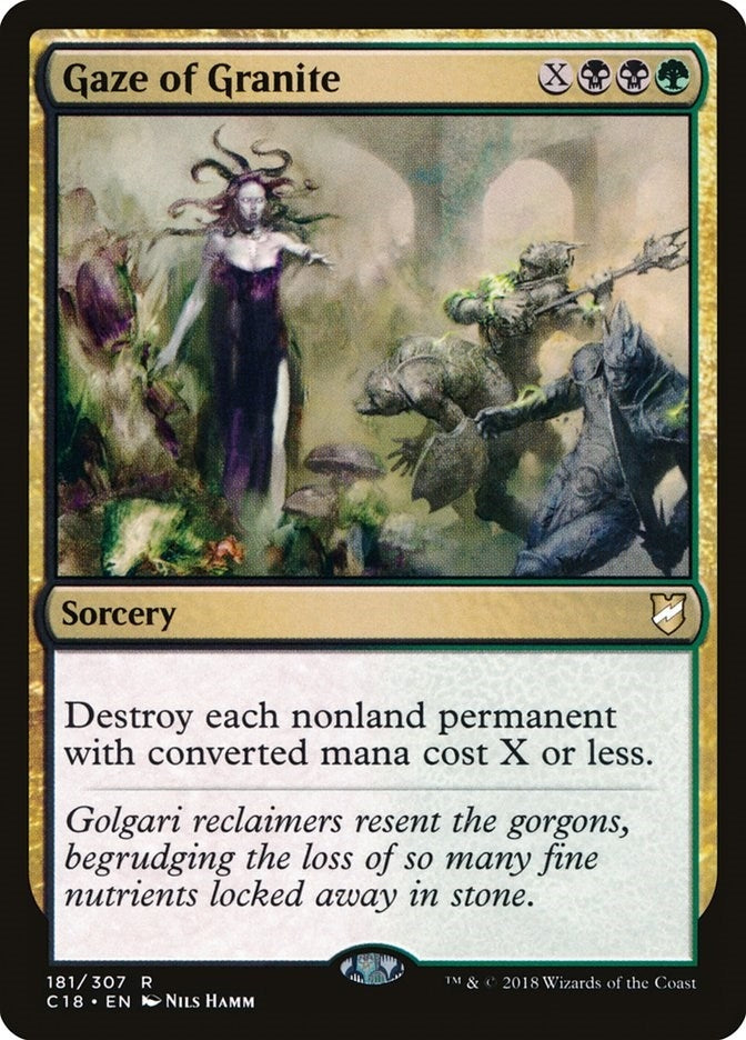 Image for Gaze of Granite (181) (Commander 2018) (C18) - Magic: The Gathering
