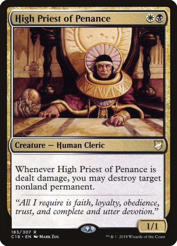 Image for High Priest of Penance (183) (Commander 2018) (C18) - Magic: The Gathering