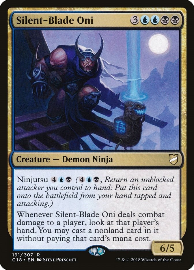 Image for Silent-Blade Oni (191) (Commander 2018) (C18) - Magic: The Gathering