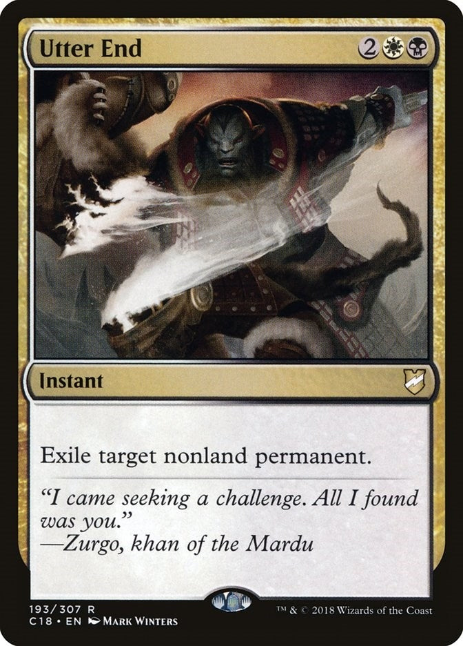 Image for Utter End (193) (Commander 2018) (C18) - Magic: The Gathering
