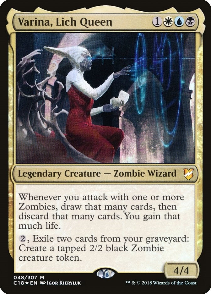 Image for Varina, Lich Queen (48) (Commander 2018) (C18) - Magic: The Gathering