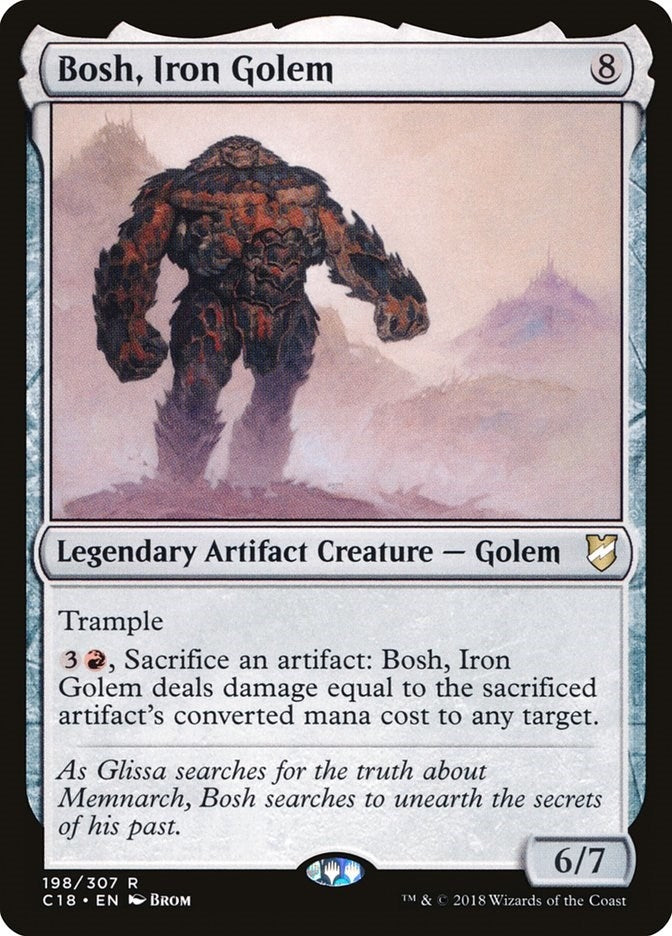 Image for Bosh, Iron Golem (198) (Commander 2018) (C18) - Magic: The Gathering