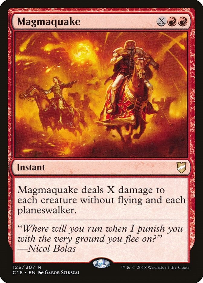 Image for Magmaquake (125) (Commander 2018) (C18) - Magic: The Gathering