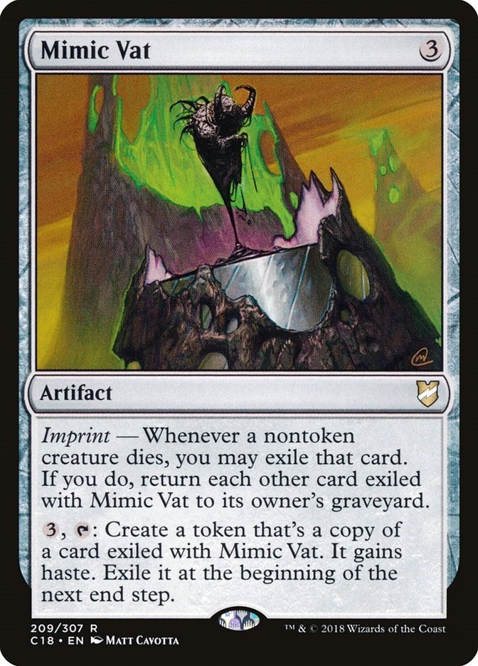 Image for Mimic Vat (209) (Commander 2018) (C18) - Magic: The Gathering