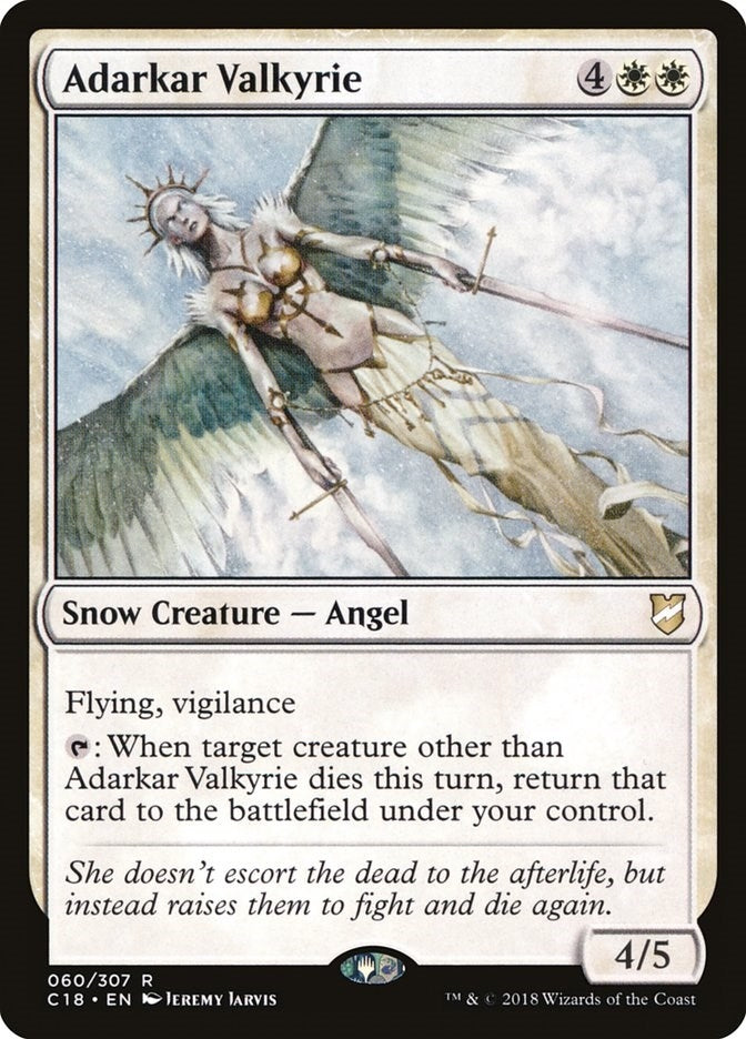 Image for Adarkar Valkyrie (60) (Commander 2018) (C18) - Magic: The Gathering