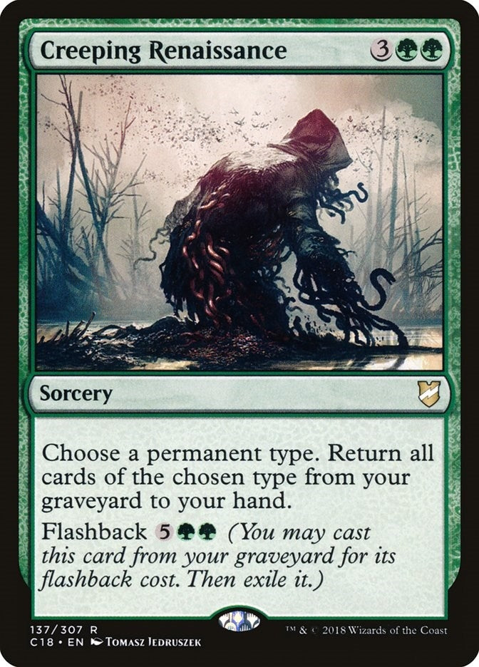 Image for Creeping Renaissance (137) (Commander 2018) (C18) - Magic: The Gathering