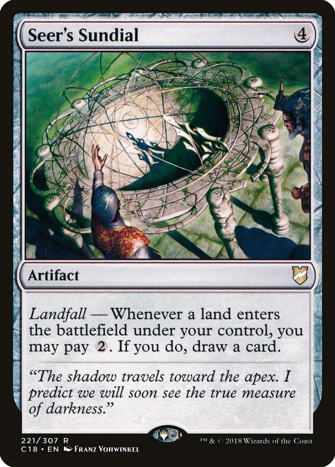 Image for Seer's Sundial (221) (Commander 2018) (C18) - Magic: The Gathering