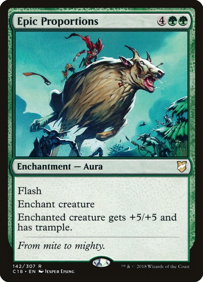 Image for Epic Proportions (142) (Commander 2018) (C18) - Magic: The Gathering