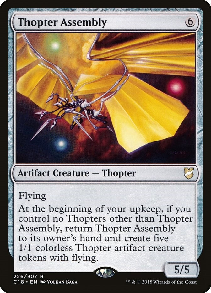 Image for Thopter Assembly (226) (Commander 2018) (C18) - Magic: The Gathering