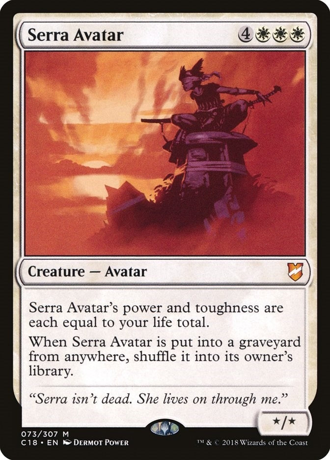 Image for Serra Avatar (73) (Commander 2018) (C18) - Magic: The Gathering