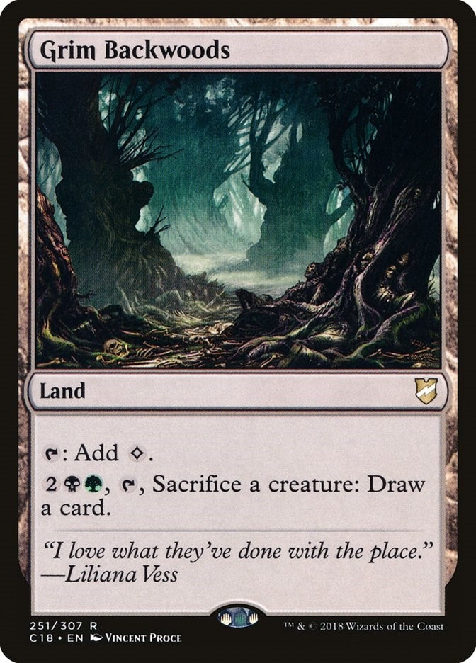 Image for Grim Backwoods (251) (Commander 2018) (C18) - Magic: The Gathering