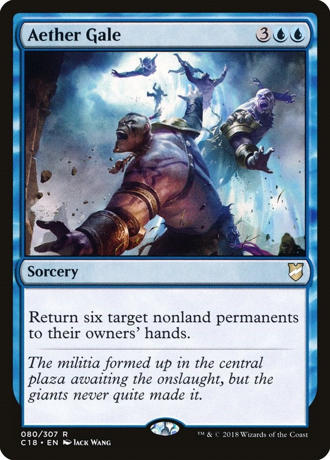 Image for Aether Gale (80) (Commander 2018) (C18) - Magic: The Gathering