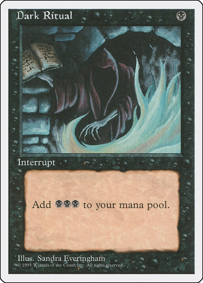 Image for Dark Ritual (13) (Fourth Edition) (4ED) - Magic: The Gathering