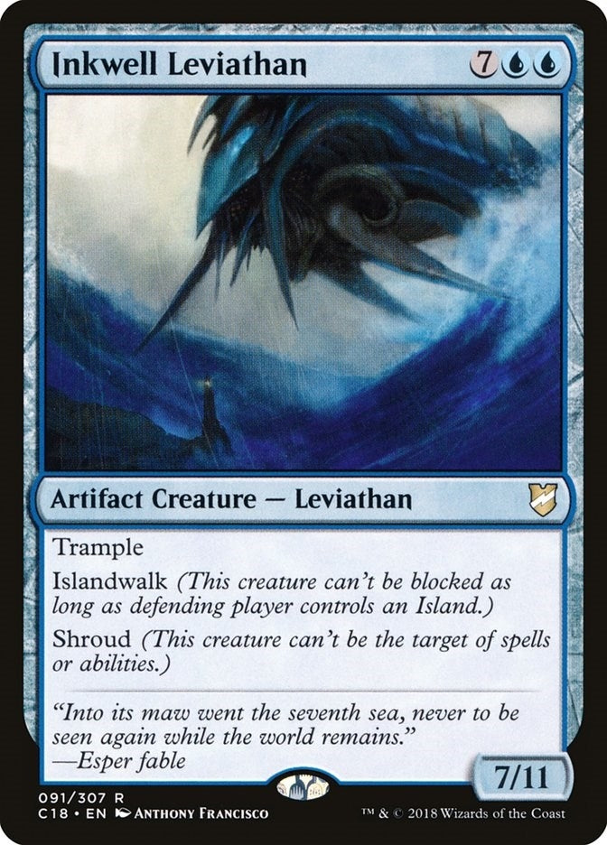 Image for Inkwell Leviathan (91) (Commander 2018) (C18) - Magic: The Gathering